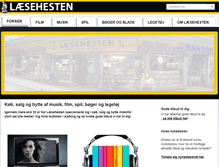 Tablet Screenshot of laesehesten.dk